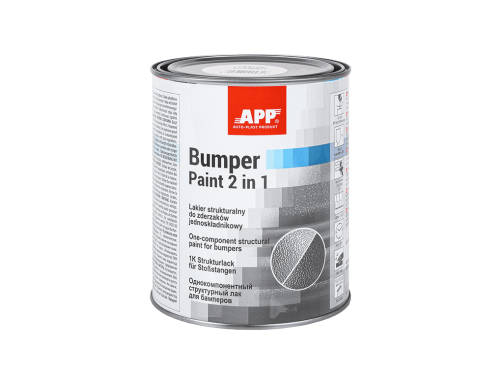 Фарба структурна APP 1K Bumper Paint Gray 1l купити ✅ Ціна ✅ Відгуки ✅ Характеристики